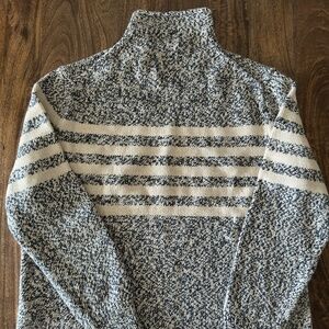 JCREW Men's Marled Striped Rollneck Sweater XL